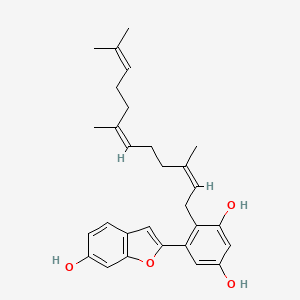 molecular formula C29H34O4 B10850560 mulberrofuran W 