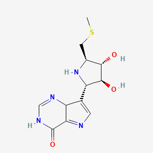 molecular formula C12H16N4O3S B10850568 MT-Immucillin-H 
