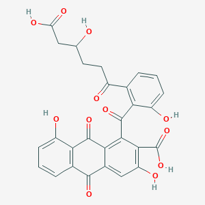 molecular formula C28H20O12 B10850614 Mumbaistatin CAS No. 252961-22-1