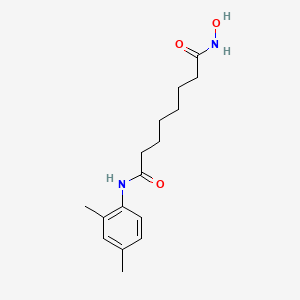 molecular formula C16H24N2O3 B10850729 N-(2,4-dimethylphenyl)-N'-hydroxyoctanediamide 