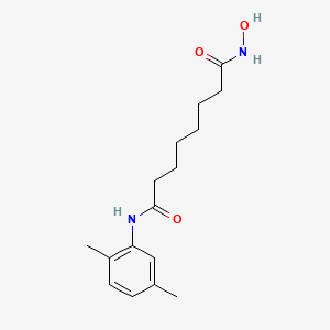 molecular formula C16H24N2O3 B10850735 N-(2,5-dimethylphenyl)-N'-hydroxyoctanediamide 