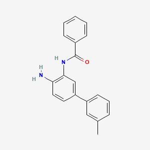 molecular formula C20H18N2O B10851031 N-(4-amino-3''-methylbiphenyl-3-yl)benzamide 
