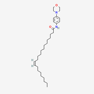 molecular formula C32H54N2O2 B10851039 N-(4-morpholinophenyl)docos-13-enamide 