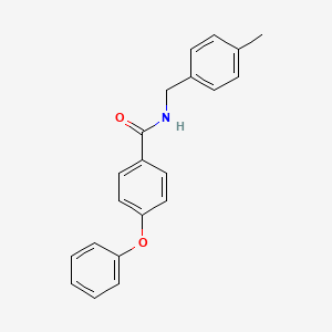 molecular formula C21H19NO2 B10851116 N-(4-methyl-benzyl)-4-phenoxy-benzamide 