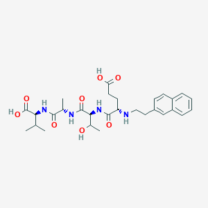molecular formula C29H40N4O8 B10851209 N-(Naphthalene-2-yl)ethyl-ETAV 