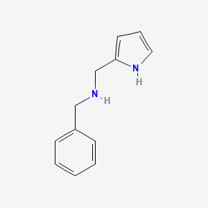 molecular formula C12H14N2 B10851220 1H-Pyrrole-2-methanamine, N-(phenylmethyl)- CAS No. 95116-31-7