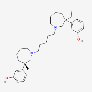 molecular formula C33H50N2O2 B10851299 N,N'-(1',5'-pentylene)-bis-(-)-nor-MEP 