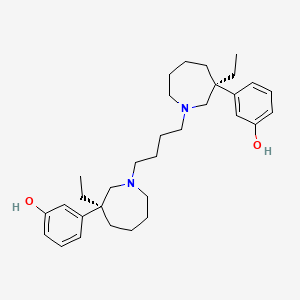 molecular formula C32H48N2O2 B10851312 N,N'-(1',4'-butylene)-bis-(-)-nor-MEP 