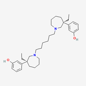 molecular formula C34H52N2O2 B10851336 N,N'-(1',6-hexylene)-bis-(-)-nor-MEP 