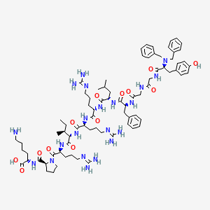 molecular formula C77H115N21O13 B10851347 N,N-dibenzyl[D-Pro-10]Dyn A-(1-11) 