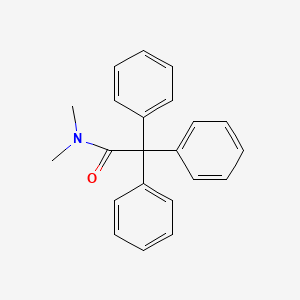 molecular formula C22H21NO B10851371 N,N-Dimethyl-2,2,2-triphenylacetamide 