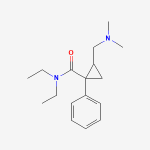 molecular formula C17H26N2O B10851458 N,Ndimethyl milnacipran 