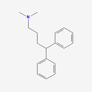 molecular formula C18H23N B10851469 N,N-dimethyl-4,4-diphenylbutan-1-amine 