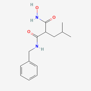 molecular formula C14H20N2O3 B10851509 N1-benzyl-N3-hydroxy-2-isobutylmalonamide 
