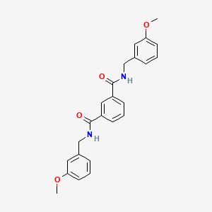 molecular formula C24H24N2O4 B10851521 N1,N3-bis(3-methoxybenzyl)isophthalamide 