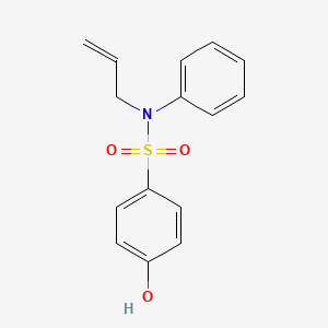 molecular formula C15H15NO3S B10851552 N-allyl-4-hydroxy-N-phenylbenzenesulfonamide 