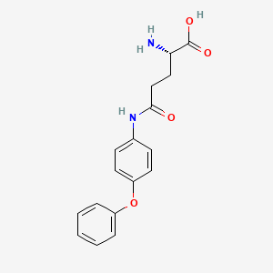 molecular formula C17H18N2O4 B10851560 N5-(4-Phenoxyphenyl)-L-glutamine 