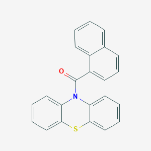 molecular formula C23H15NOS B10851586 naphthalen-1-yl(10H-phenothiazin-10-yl)methanone 