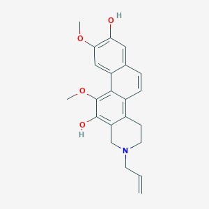 molecular formula C22H23NO4 B10851626 N-allylnorlitebamine 