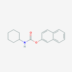 molecular formula C17H19NO2 B10851644 Naphthalen-2-yl cyclohexylcarbamate 