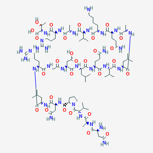 molecular formula C93H163N31O28 B10851676 Navpnlrgdlqvlaqkvart 