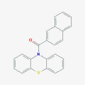 molecular formula C23H15NOS B10851698 naphthalen-2-yl(10H-phenothiazin-10-yl)methanone 