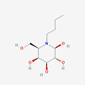 molecular formula C10H21NO5 B10851740 N-butylgalactonojirimycin 