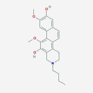 molecular formula C23H27NO4 B10851760 N-butylnorlitebamine 