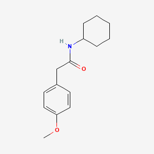 molecular formula C15H21NO2 B10851777 N-cyclohexyl-2-(4-methoxyphenyl)acetamide CAS No. 330467-51-1