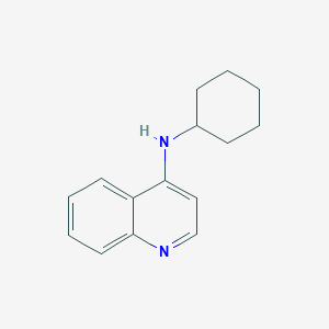 molecular formula C15H18N2 B10851805 N-cyclohexylquinolin-4-amine 