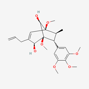 molecular formula C23H32O7 B10851820 Nectamazin C 