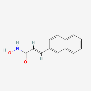 molecular formula C13H11NO2 B10851824 N-Hydroxy-3-naphthalen-2-yl-acrylamide 