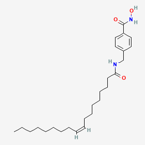 molecular formula C26H42N2O3 B10851855 N-hydroxy-4-(oleamidomethyl)benzamide 