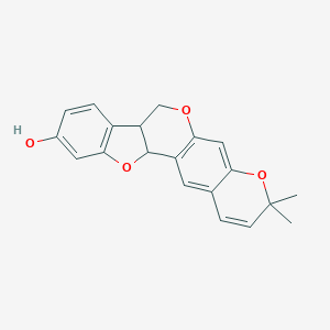 molecular formula C20H18O4 B10851862 17,17-Dimethyl-3,12,16-trioxapentacyclo[11.8.0.02,10.04,9.015,20]henicosa-1(13),4(9),5,7,14,18,20-heptaen-6-ol 