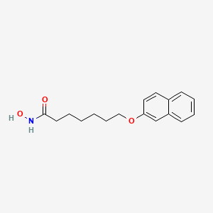 molecular formula C17H21NO3 B10851874 N-hydroxy-7-(naphthalen-2-yloxy)heptanamide 