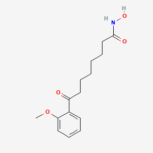 molecular formula C15H21NO4 B10851908 N-hydroxy-8-(2-methoxyphenyl)-8-oxooctanamide 