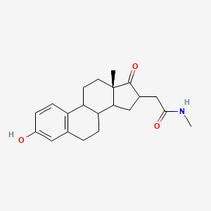 molecular formula C21H27NO3 B10851976 N-methyl estrone-16-methyl carboxamide 