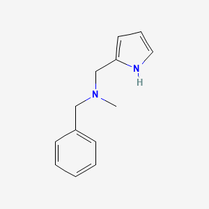 molecular formula C13H16N2 B10851996 benzyl(methyl)(1H-pyrrol-2-ylmethyl)amine 