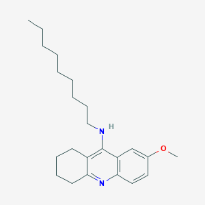 molecular formula C23H34N2O B10852017 N-n-nonyl-7-methoxytacrine hydrochloride 