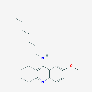 molecular formula C22H32N2O B10852034 N-n-octyl-7-methoxytacrine hydrochloride 