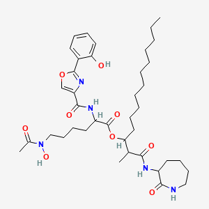 molecular formula C39H59N5O9 B10852056 nocardimicin C 