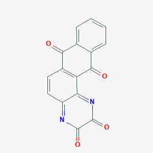 molecular formula C16H6N2O4 B10852342 Naphtho[3,2-f]quinoxaline-2,3,7,12-tetrone 