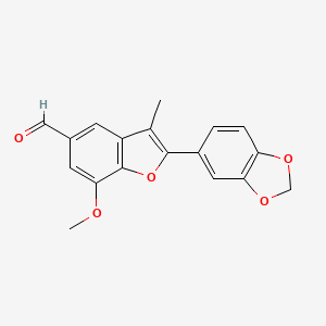 molecular formula C18H14O5 B10852360 Ocophyllals A 