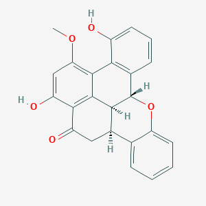 molecular formula C24H18O5 B10852385 ohioensin C 