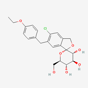 molecular formula C22H25ClO7 B10852391 O-spiroketal glucoside 