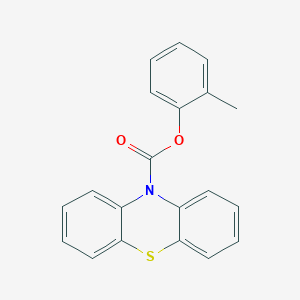 molecular formula C20H15NO2S B10852395 o-tolyl 10H-phenothiazine-10-carboxylate 