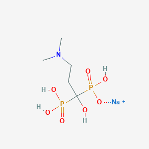 molecular formula C5H14NNaO7P2 B10852403 Olpadronic acid sodium salt 