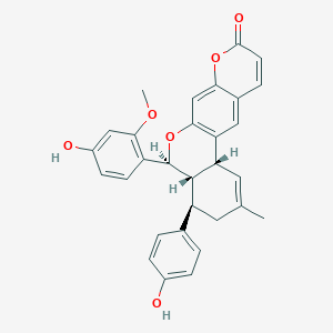 molecular formula C30H26O6 B10852419 Palodesangren C 