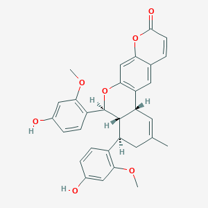 molecular formula C31H28O7 B10852449 Palodesangren E 