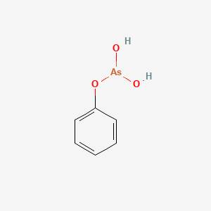 molecular formula C6H7AsO3 B10852557 Phenoxyarsonous acid 